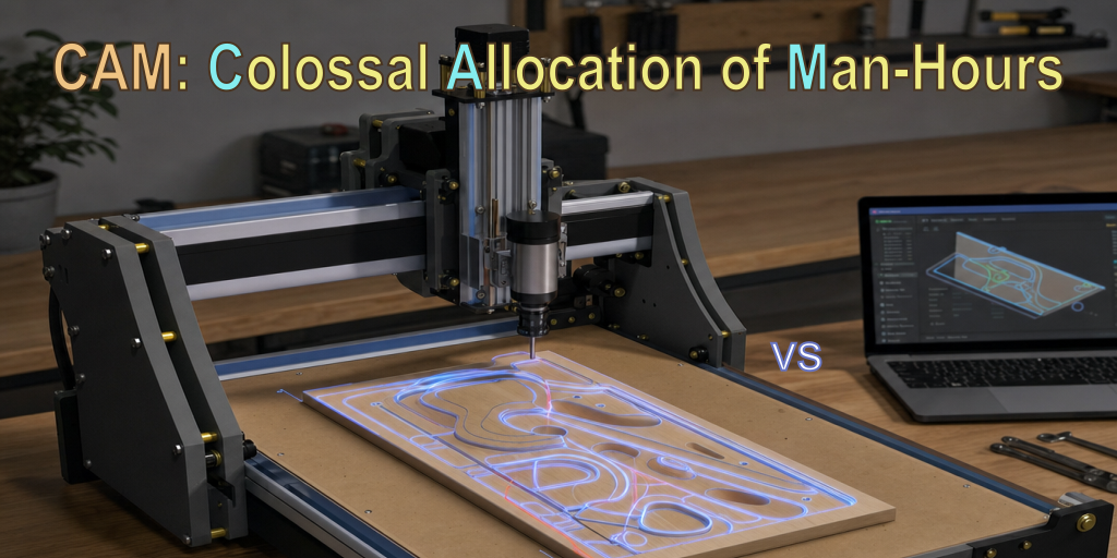 Since the rise of document printers and reinforced by the emergence of 3D printers, users have grown to expect that they should not be required to deal with the details of tool paths, and that all of that nonsense should virtually be handled by the machine.